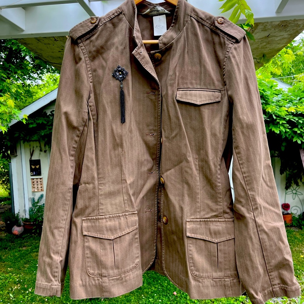 Handpainted Jacket With The Eiffel Tower - image 1